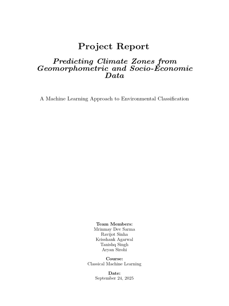 Project Report 2 | PDF | Cross Validation (Statistics) | Multicollinearity