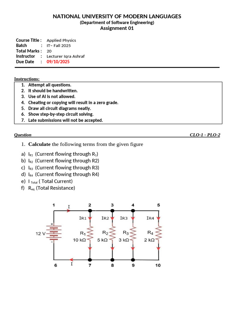 Assignment 1 | PDF