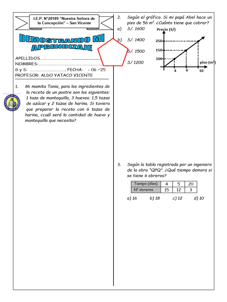 Ejercicios de Matemáticas y Problemas Prácticos | PDF | Alimentos