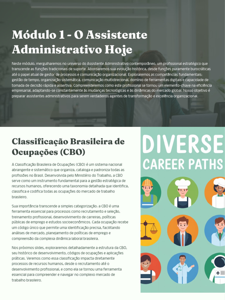 Evolução e Importância da CBO no Brasil | PDF | Gestão de recursos ...
