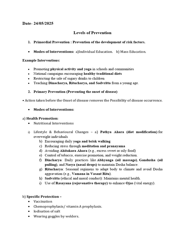 Comprehensive Guide to Disease Prevention | PDF | Preventive Healthcare ...