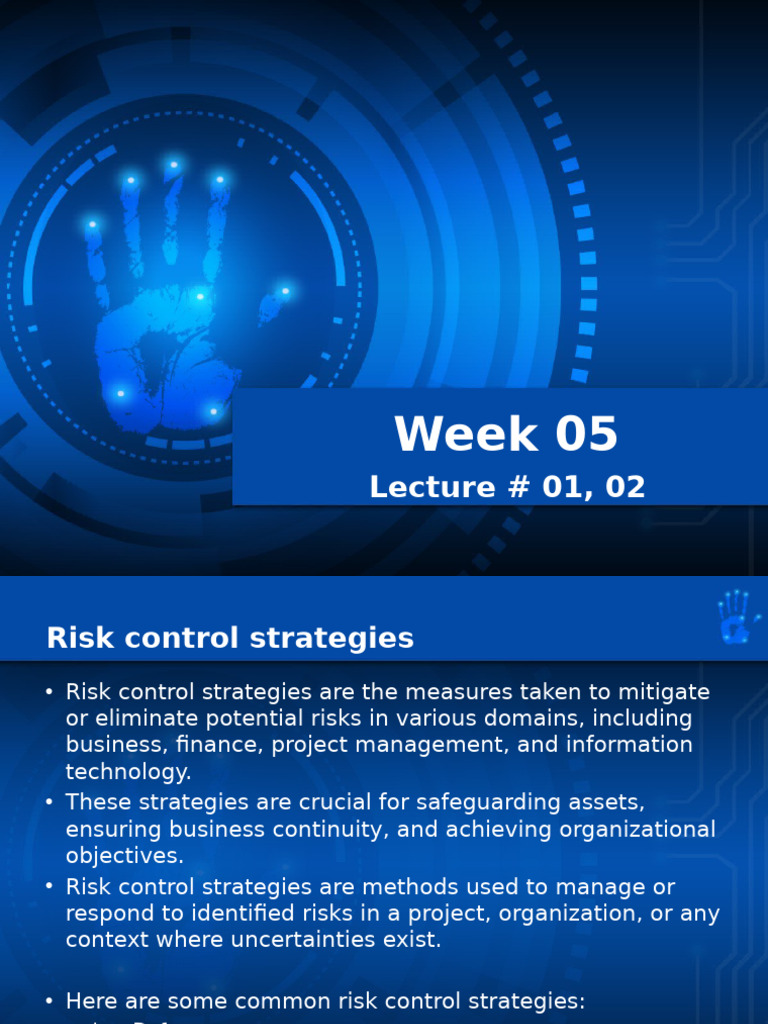 Risk Control Strategies Explained | PDF | Risk | Risk Management