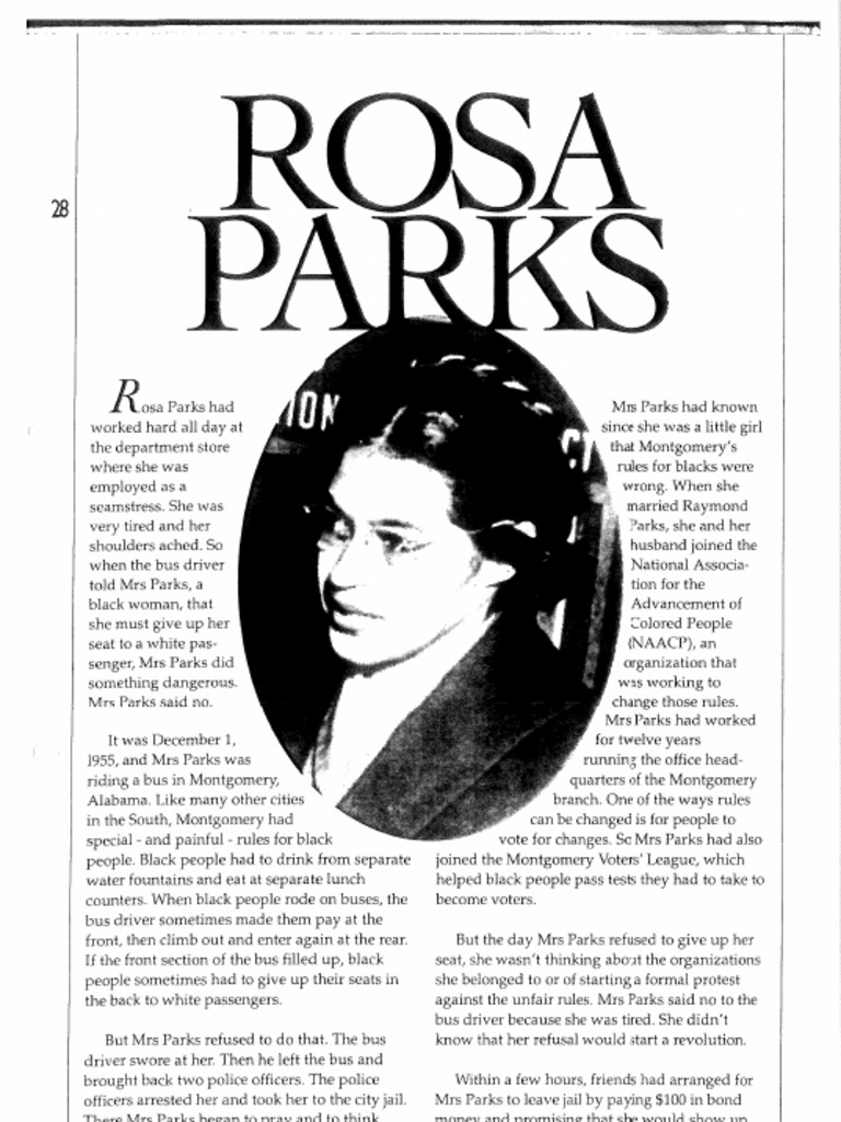 Rosa Parks | PDF