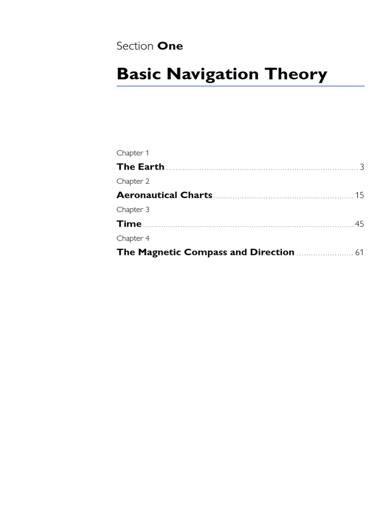 Basic Navigation Theory Overview | PDF