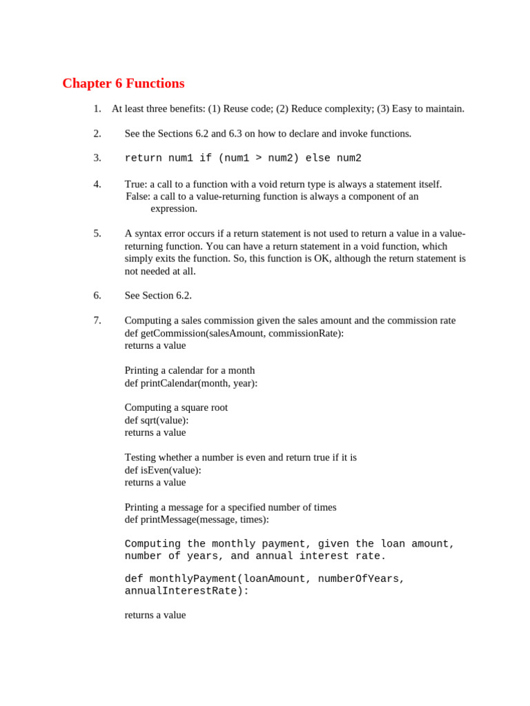 Understanding Functions in Programming | PDF | Parameter (Computer ...
