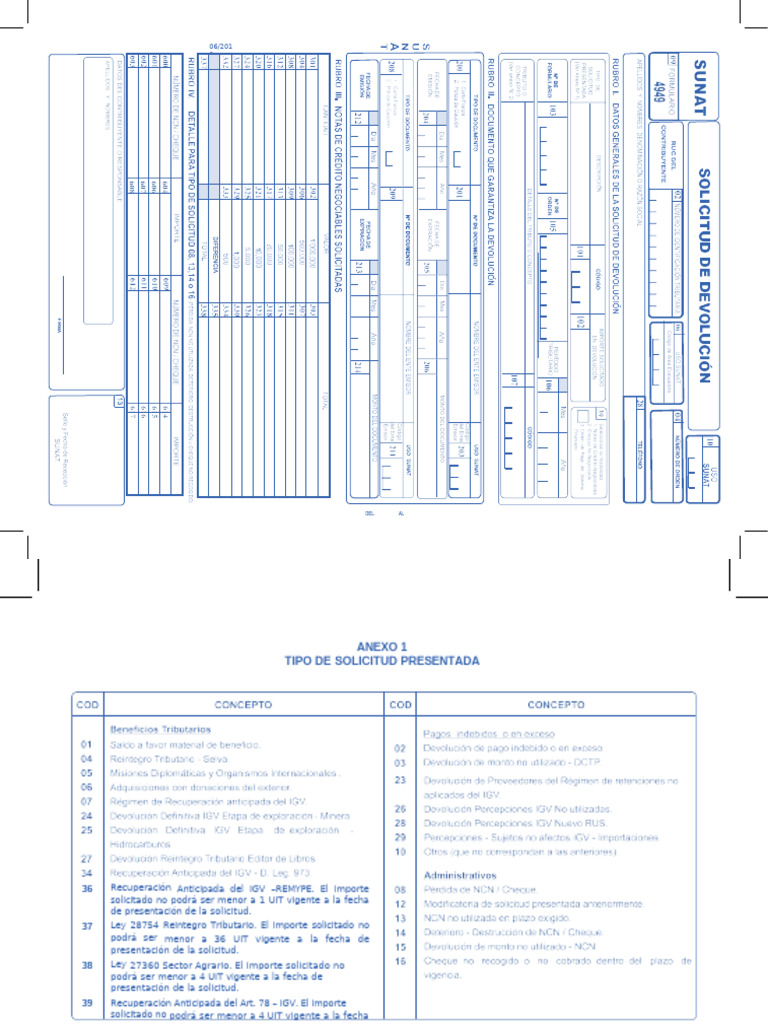 Formulario 4949 para Solicitudes Tributarias | PDF