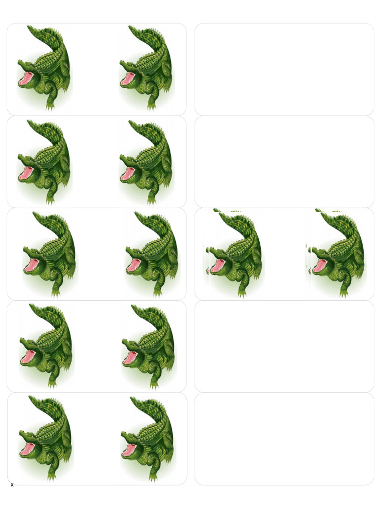 Alligator Animal Sticker | PDF