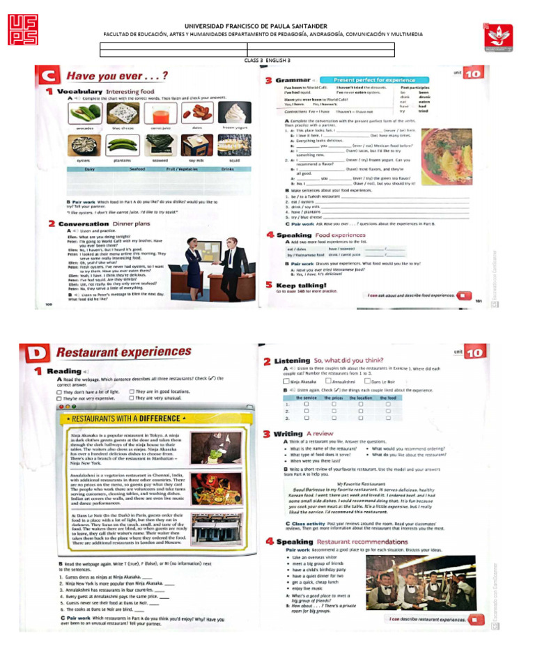 English 3 3rd Class | PDF