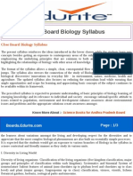 Cbse Board Biology Syllabus