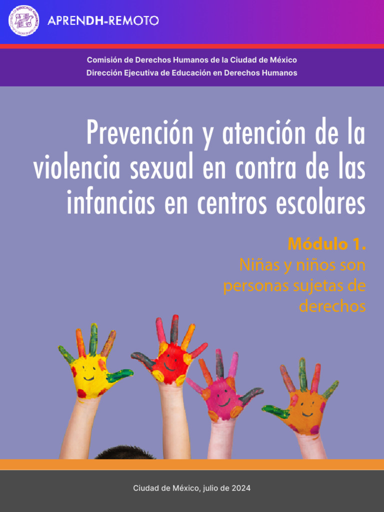 Prevención de violencia sexual infantil en escuelas | PDF | Unicef ...