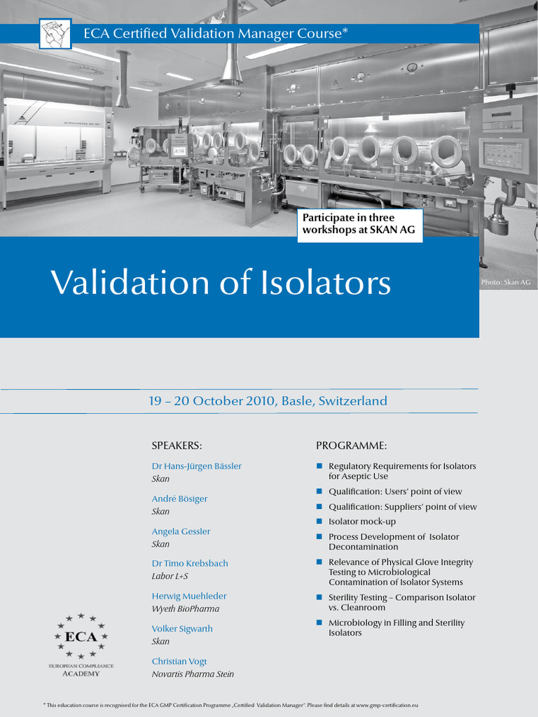 Isolator Validation for Aseptic Use | PDF
