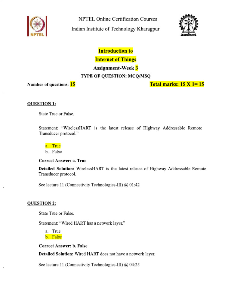 Assign 3 | PDF