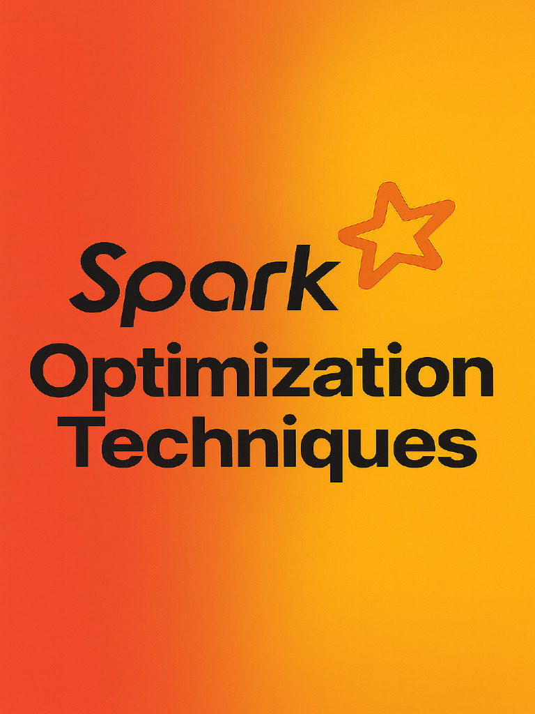 Pyspark Optimization Techniques Guide | PDF | Apache Spark | Cache ...