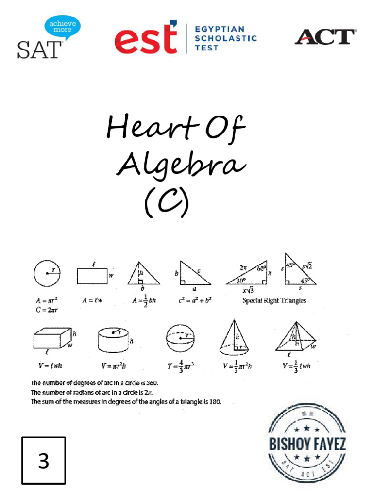 Heart of Algebra C NEW - Copy-1 | PDF
