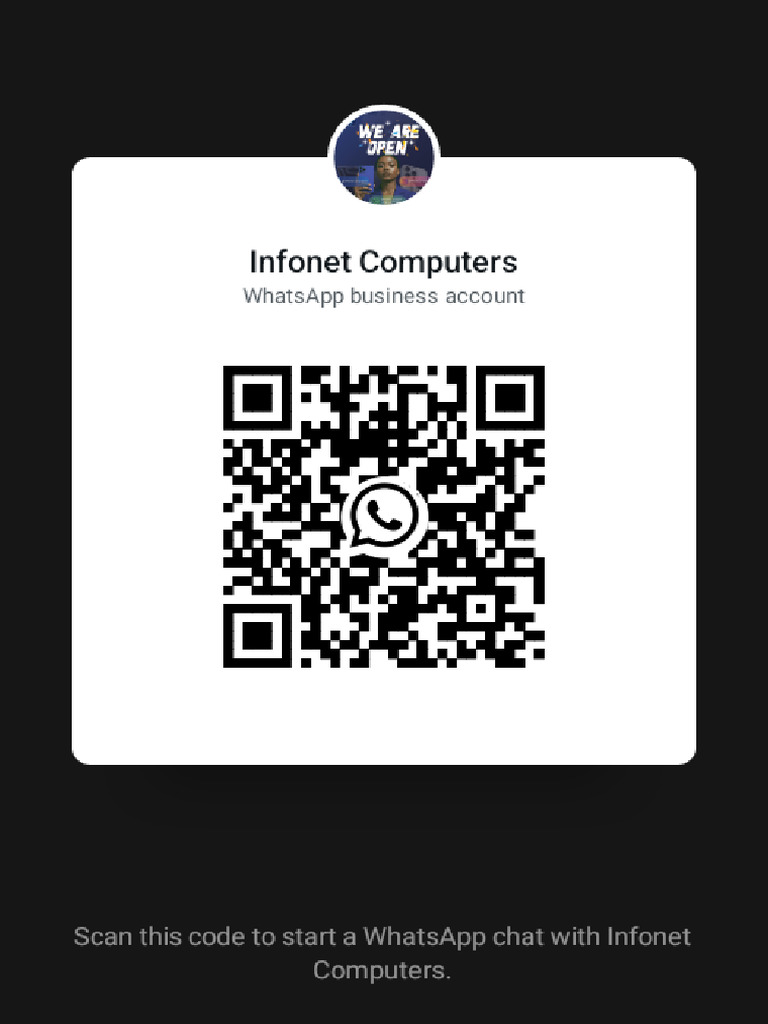 Infonet WhatsApp QR Code | PDF