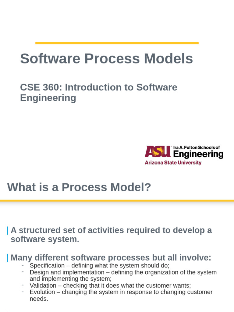 Overview of Software Process Models | PDF