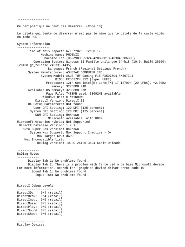 Intel Graphics Driver Error Code 10 | PDF | Graphics Processing Unit ...