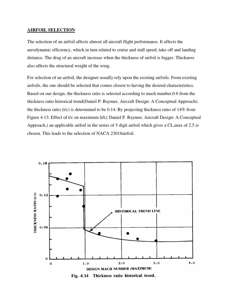 NACA 23018 Airfoil Selection Guide | PDF