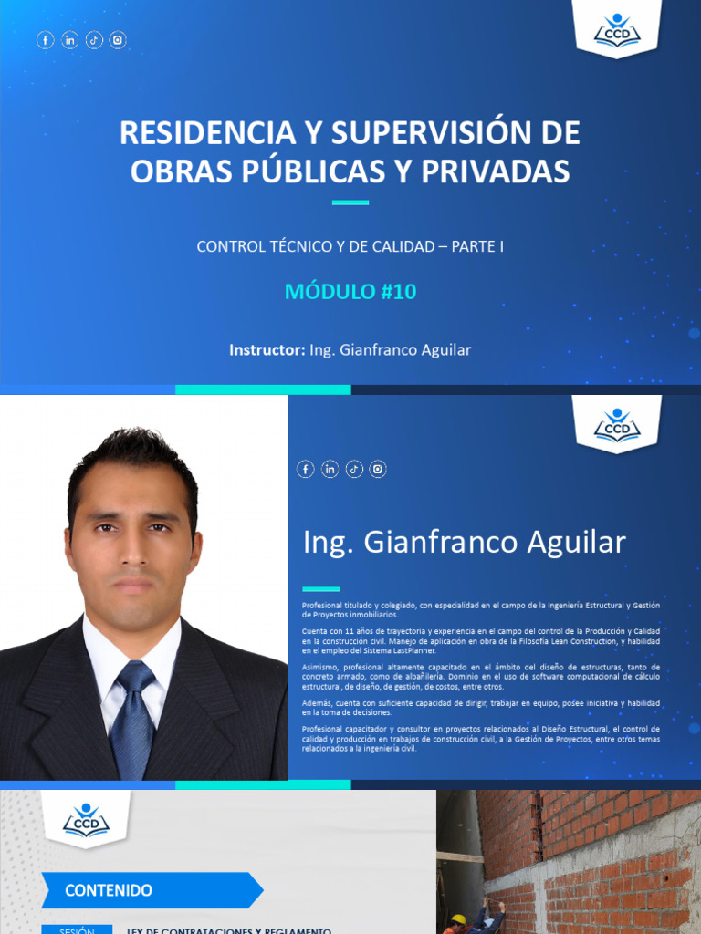 Control Técnico en Obras Públicas y Privadas | PDF | Ingeniero civil ...