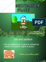 Prepositons of Place