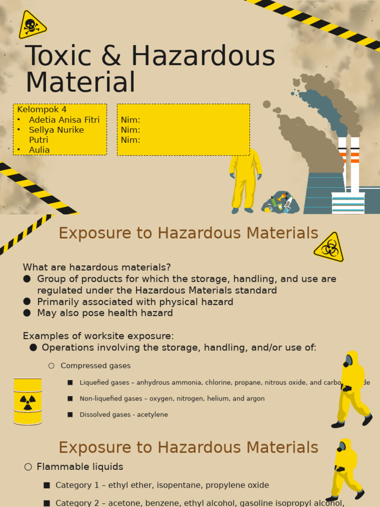 Understanding Hazardous Materials Risks | PDF | Dangerous Goods ...