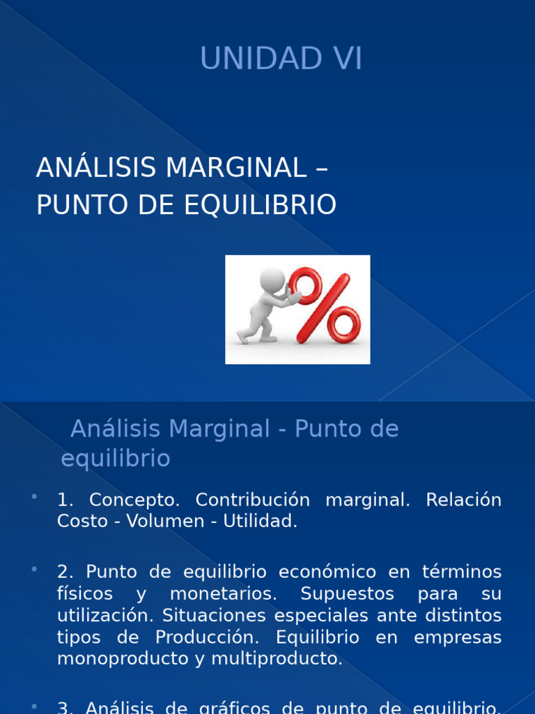 Análisis Marginal y Punto de Equilibrio | PDF | Business | Precios
