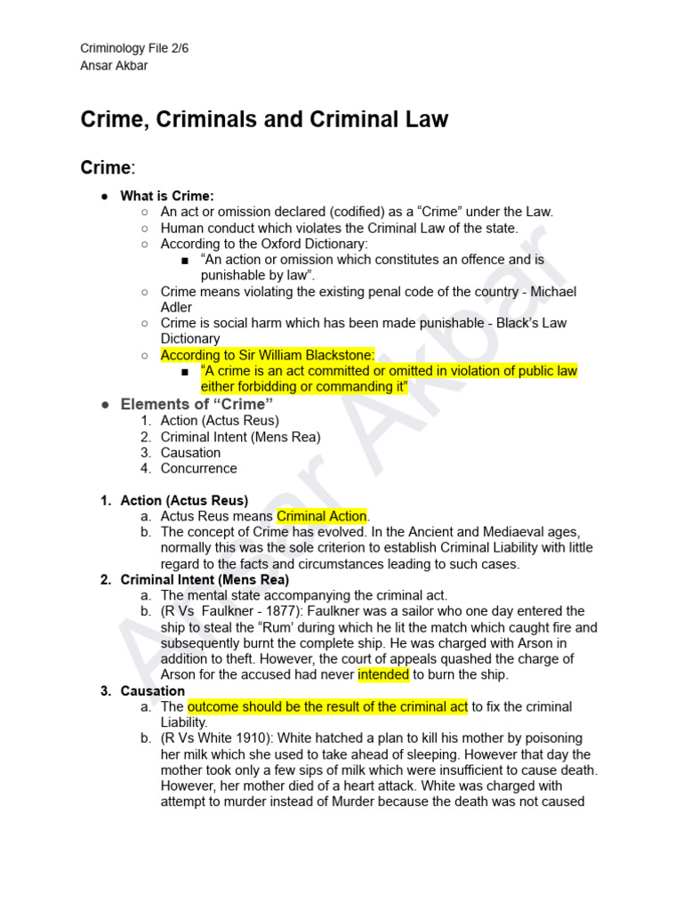 Understanding Crime and Criminality | PDF | Crimes | Crime & Violence