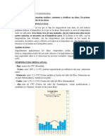 Análisis de un climograma mediterráneo continental