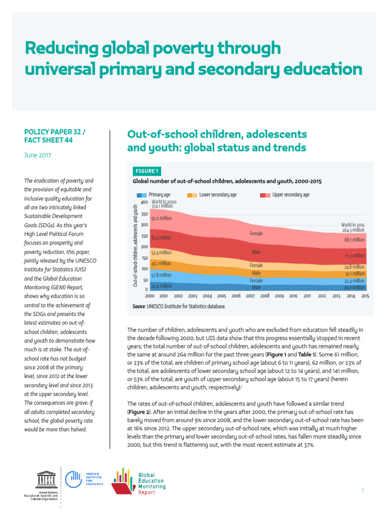Education's Role in Reducing Poverty | PDF