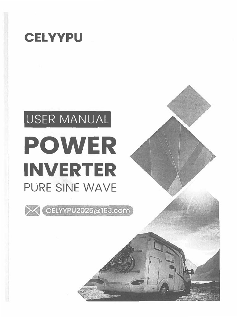 Voltronic 3kVA Inverter User Manual | PDF | Power Inverter | Direct Current