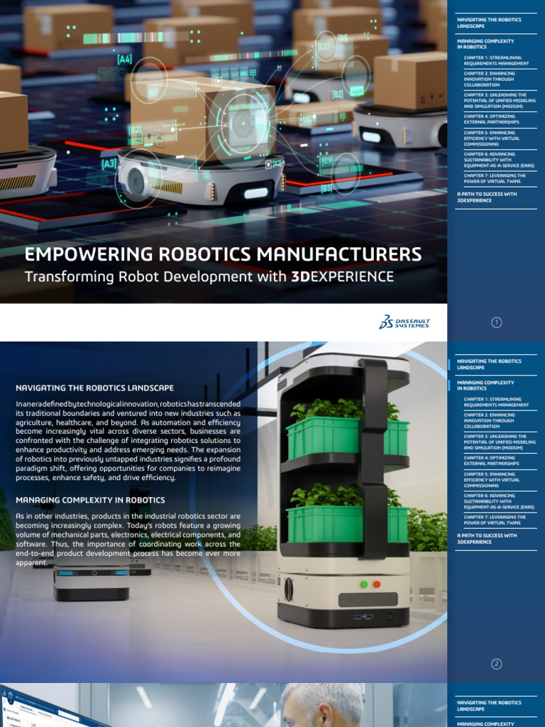 Robotics Development with 3DEXPERIENCE | PDF | Cloud Computing | Business