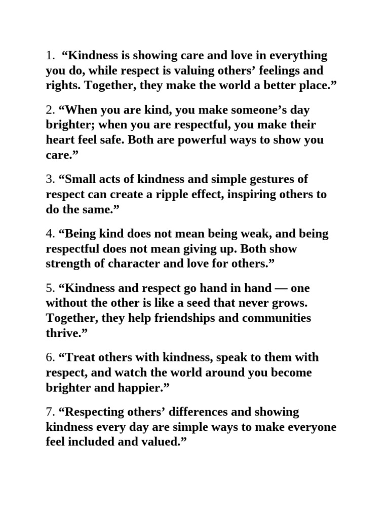 Kindness | PDF