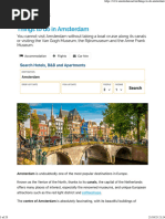 Amsterdam Travel Guide: Key Highlights | PDF | Barcelona | Library