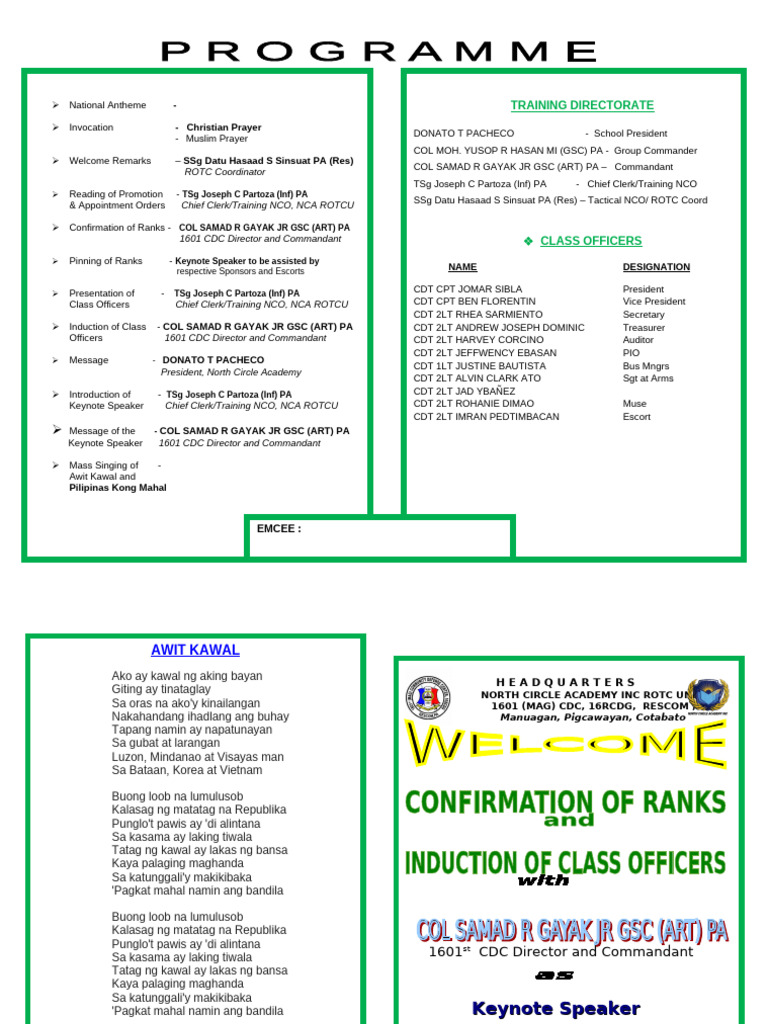 Program (Nca) | PDF