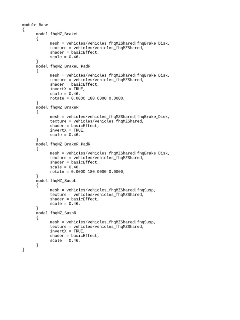 FHQ Models MZShared | PDF
