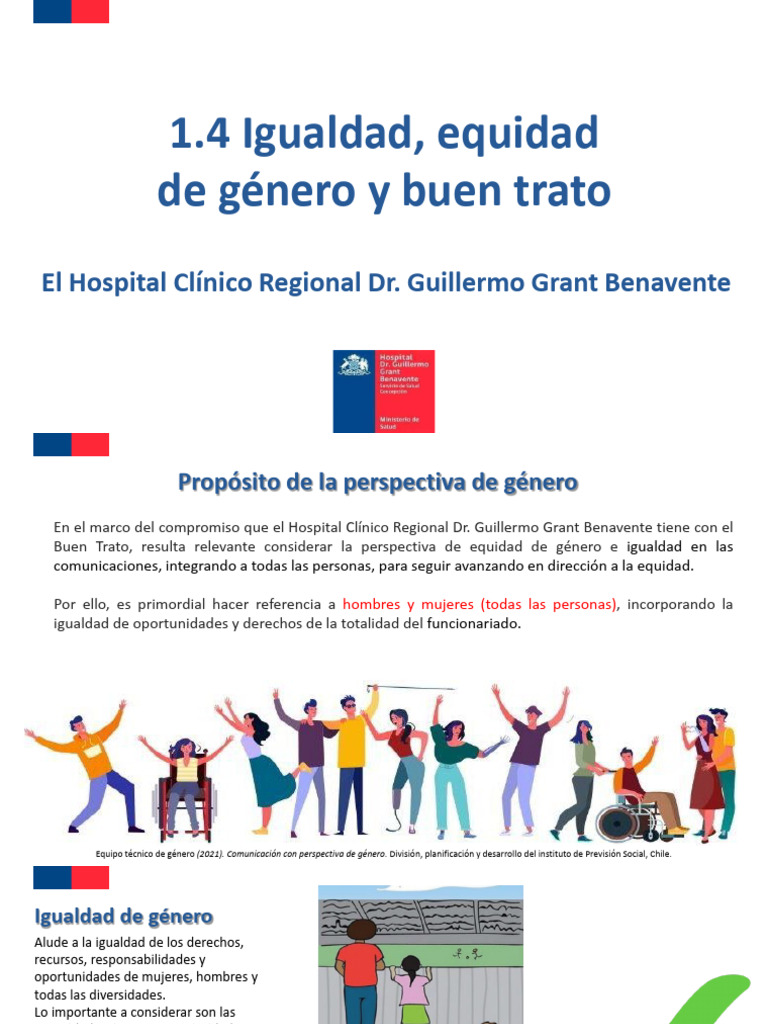 1 Igualdad Equidad de Género y Buen Trato - Induccion - Dibujos | PDF ...