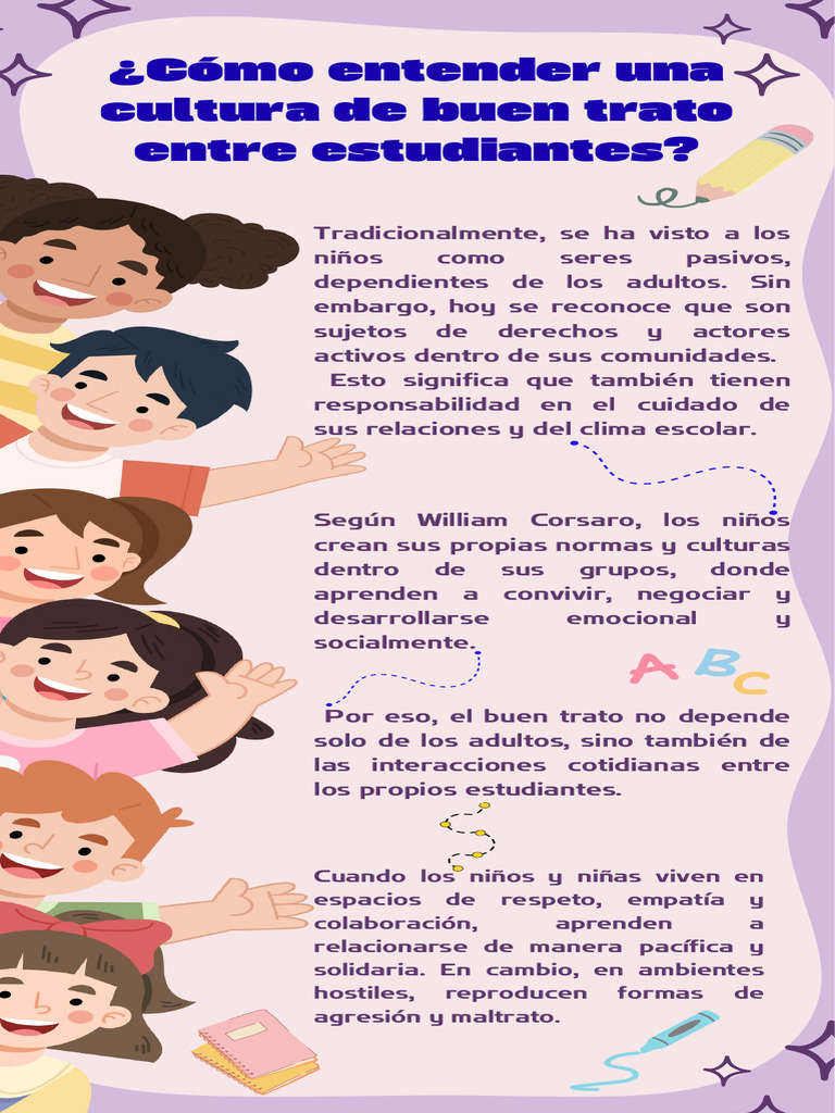 Cultura de Buen Trato Escolar Infantil | PDF