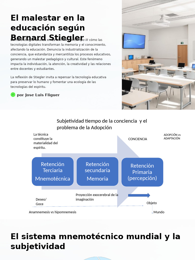 El Malestar en La Educacion Segun Bernard Stiegler | PDF | Inteligencia ...