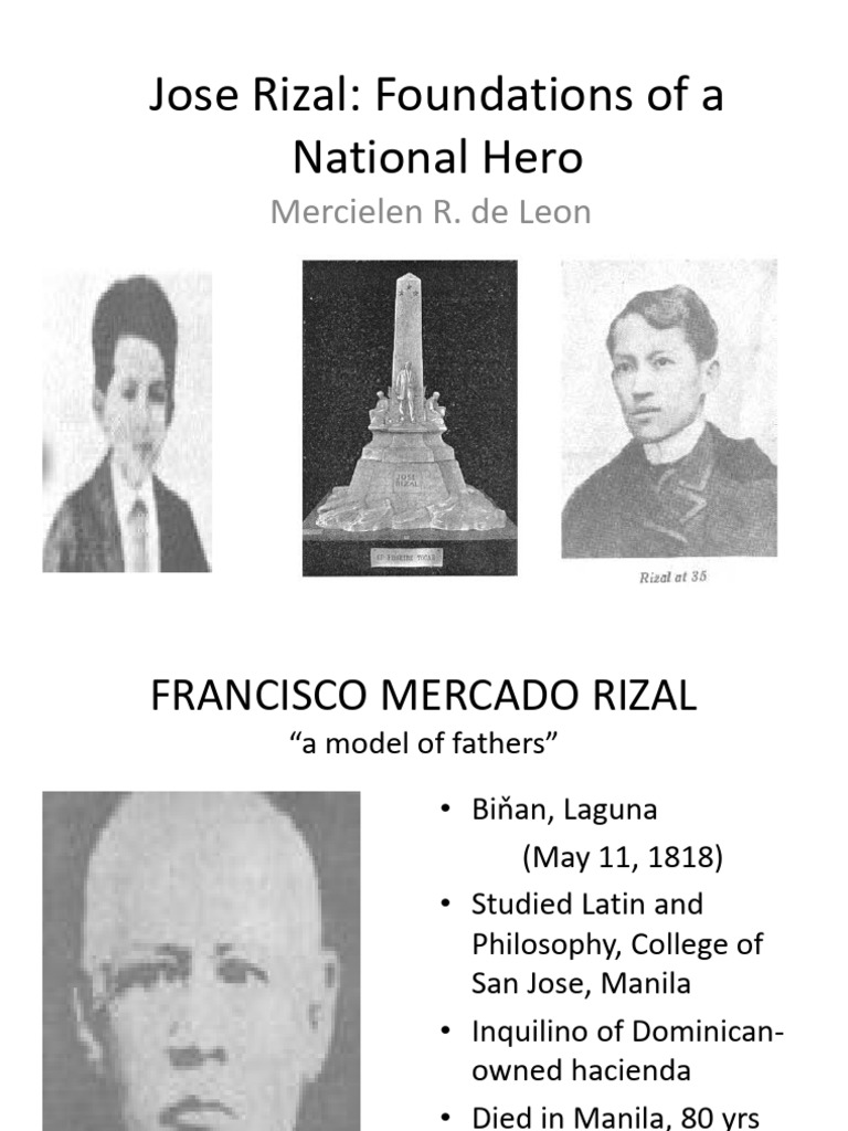 Jose Rizal: Legacy of a National Hero | PDF | Philippines–Spain Relations