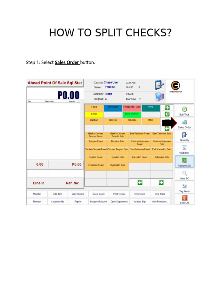 How to Split Checks Step-by-Step Guide | PDF