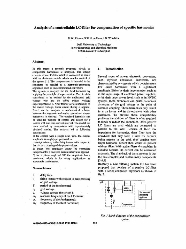 Lc Filter Explained
