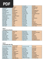 Verb Look Ahead 2, Gerund, To Infinitive, Infinitive Without To, Present Participle, Passive Voice, Adjective Clause, Conditional Sentense