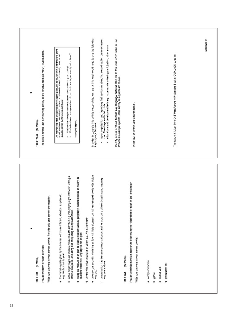 Language Assessment Task Guide | PDF | Linguistics | Human Communication