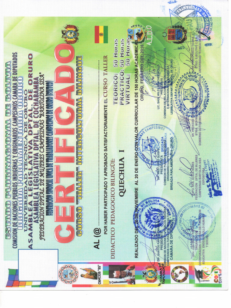 Certif I 030 | PDF