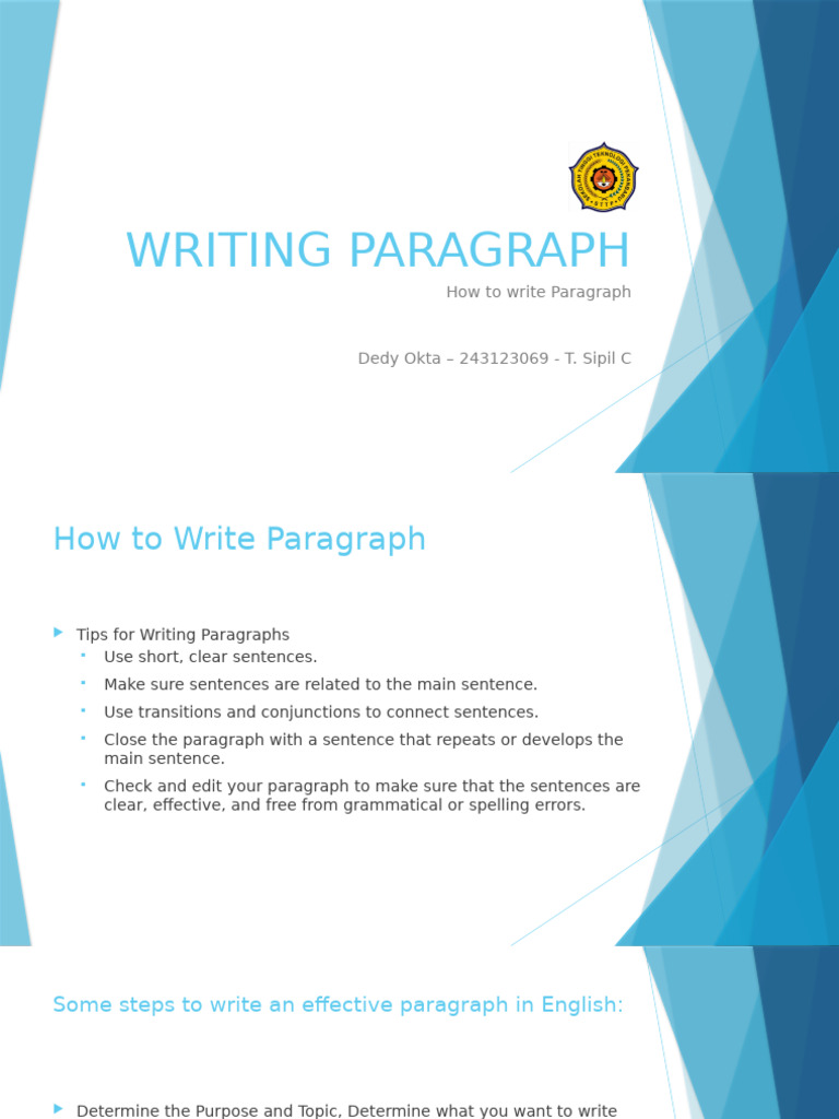 Effective Paragraph Writing Tips | PDF
