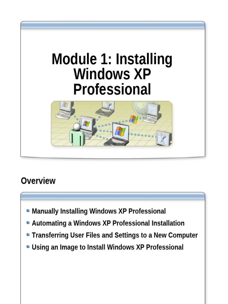 Windows XP Professional Installation Guide | PDF | Microsoft Windows ...