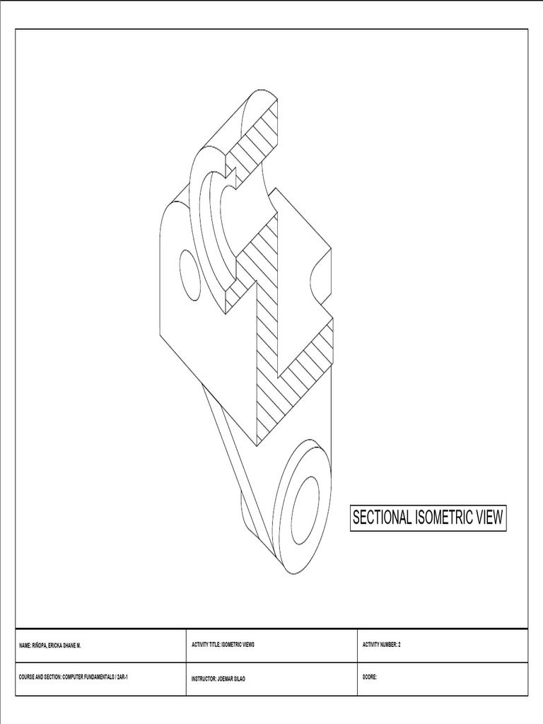 Sectional Isometric View Guide | PDF
