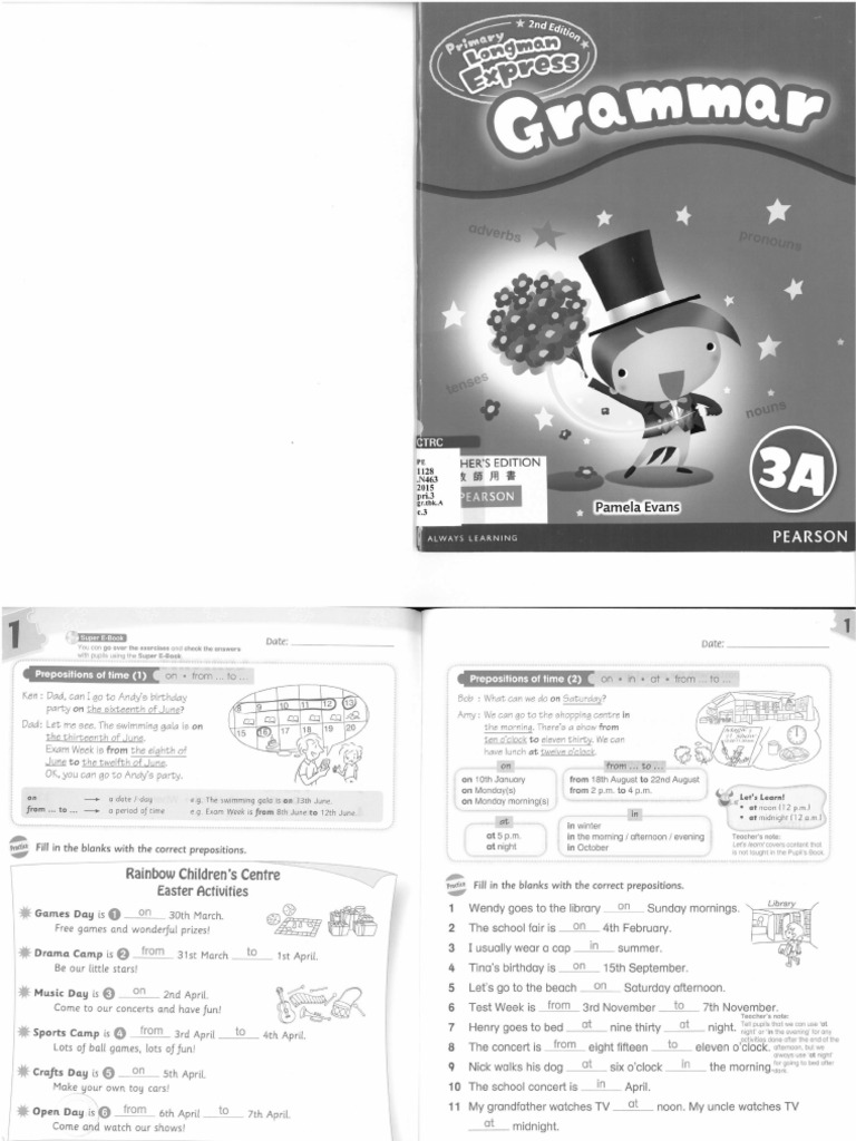 Ans Grammar 3A | PDF