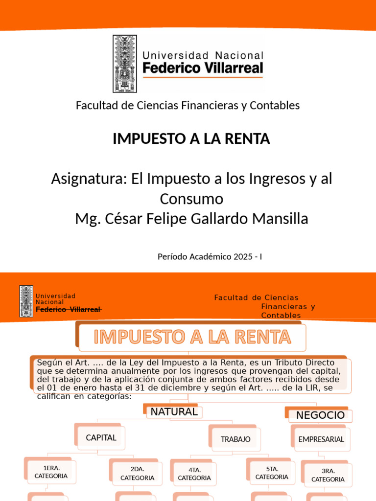 Guía del Impuesto a la Renta 2025 | PDF | Impuestos | Impuesto sobre la ...