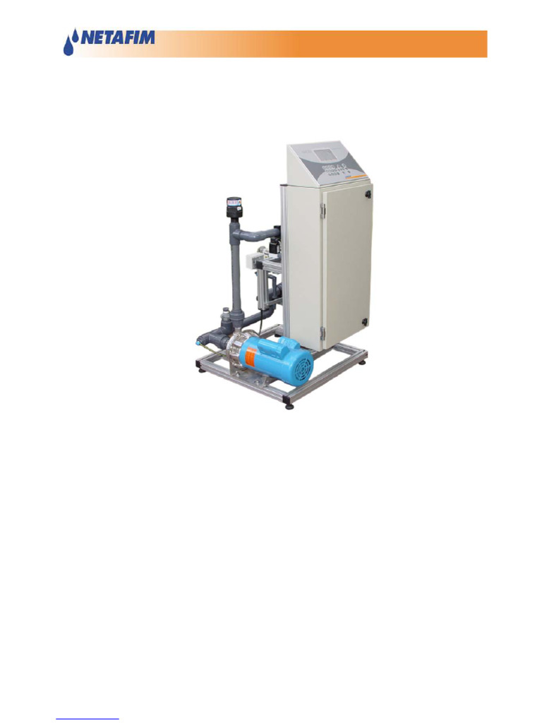 NetaJet NMC Installation Manual | PDF | Valve | Pump